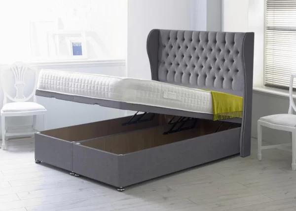 Wingback Ottoman Beds